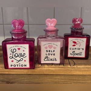 Glass Potion Trio for Decor